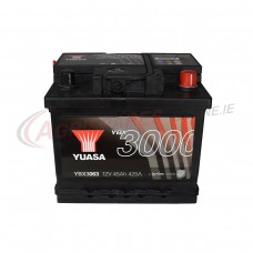 Battery Yuasa B063 = YBX3063  SAE425  AH45 Available for instore pickup only.